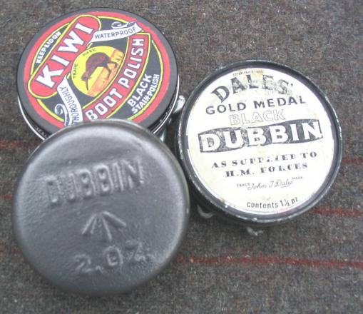 WW1 Dubbin and boot polish. : WW1 