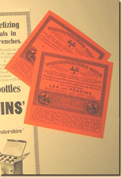  WW1 Worcestershire Sauce ration label 